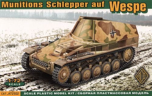 Go to product ACE 72502 - 1:72 Munitions Schlepper auf Wespe