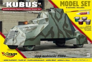 MIRAGE 835091 - 1:35 Armoured Car Kubuś - Warsaw Uprising 1944 - Model Set