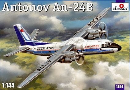 Go to product AMODEL 1464 - 1:144 Antonov An-24B
