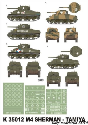 Go to product MONTEX K35012 - 1:35 M4 Sherman