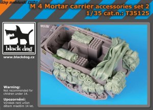 BLACK DOG T35125 - 1:35 M 4 mortar carrier accessories set 2