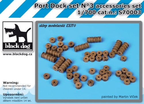 Go to product BLACK DOG S70003 - 1:700 Port Dock set N°3 accessories set