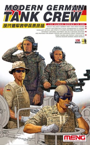Go to product MENG MODEL HS006 - 1:35 Modern German Tank Crew