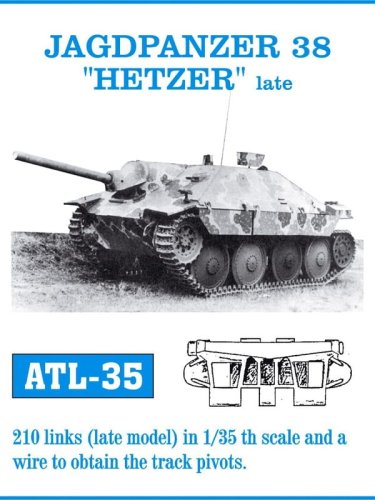 Go to product Friulmodel ATL-035 - 1:35 Jagdpanzer 38 Hetzer late metal tracks