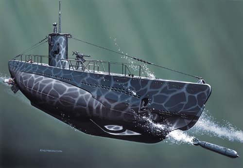 Go to product MIRAGE 40025 - 1:400 U-60 typ II C - Niemiecki okręt podwodny
