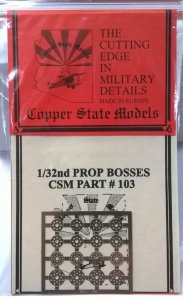 COPPER STATE MODELS CSM A32103 - 1:32 Propeller Bosses