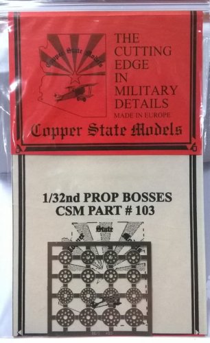 Go to product COPPER STATE MODELS CSM A32103 - 1:32 Propeller Bosses