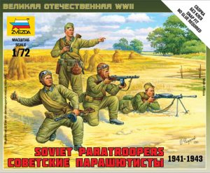 ZVEZDA 6138 - 1:72 Soviet Paratroopers 1941-1943