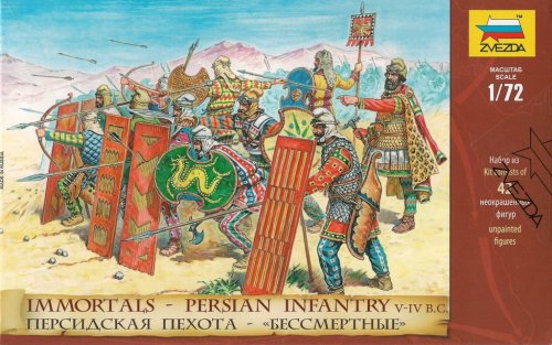 Go to product ZVEZDA 8006 - 1:72 Persian infantry immortals V-IV B.C.
