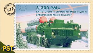 PST 72055 - 1:72 Mobile Missile Launcher 5P85D of S-300PMU (SA-10 Grumble) Air Defense System