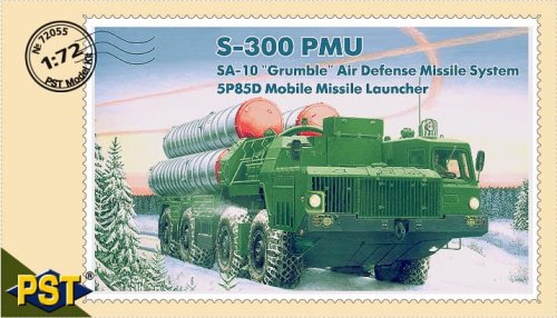 Go to product PST 72055 - 1:72 Mobile Missile Launcher 5P85D of S-300PMU (SA-10 Grumble) Air Defense System
