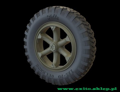Go to product PANZERART 35205 - 1:35 Road Wheels for Henschel 33 (Gelande Pattern)