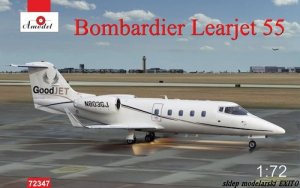 AMODEL 72347 - 1:72 Bombardier Learjet 55