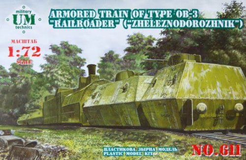 Go to product UNIMODELS 611 - 1:72 Armored Train type OB-3