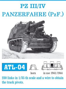 Friulmodel ATL-004 - 1:35 Pz.Kpfw.III / IV / Panzerfahre 1941-1944 metal tracks