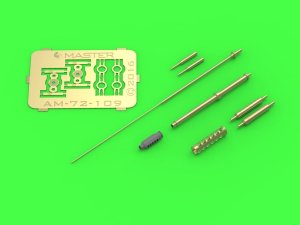 MASTER AM-72-109 - 1:72 AH-64 Apache cannon barrels M230 30mm Pitot tubes and antenna