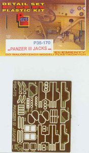 PART P35170 - 1:35 Pz.Kpfw. III Ausf. E/F/G/H/J Jacks