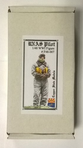 Go to product COPPER STATE MODELS CSM F48007 - 1:48 Royal Naval Air Service pilot WWI