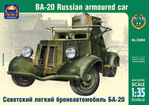 Go to product ARK MODELS 35004 - 1:35 BA-20 Russian armoured car