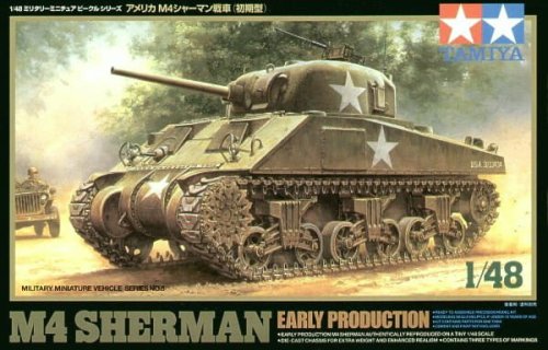 Go to product TAMIYA 32505 - 1:48 U.S. M4 Sherman Early Production
