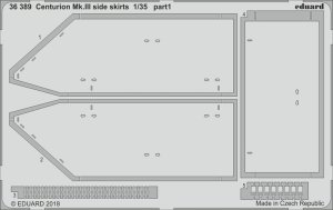 EDUARD 36389 - 1:35 Centurion Mk.III side skirts