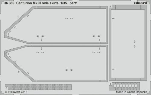 Go to product EDUARD 36389 - 1:35 Centurion Mk.III side skirts