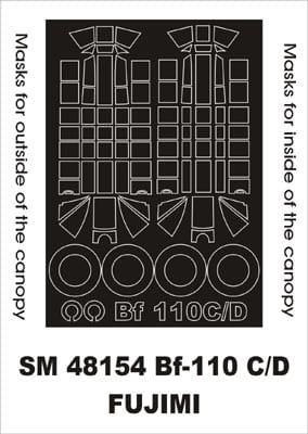 Go to product MONTEX SM48154 - 1:48 Messerschmitt Bf-110 C
