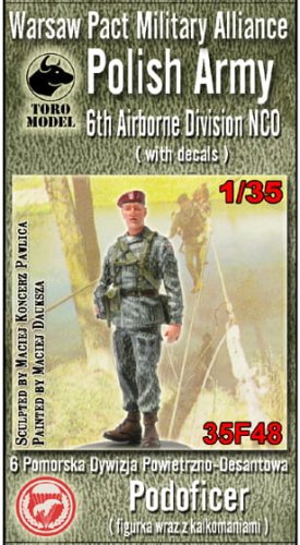 Go to product TORO MODEL 35F48 - 1:35 Warsaw Pact Military Alliance - Polish Army 6th Airborne Division NCO