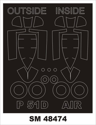 Go to product MONTEX SM48474 - 1:48 P-51D Mustang