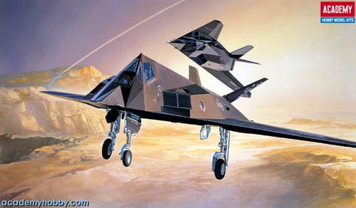 Go to product ACADEMY 12475 - 1:72 F-117A Stealth