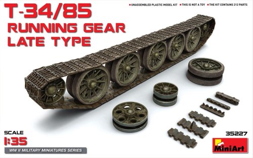 Go to product MINIART 35227 - 1:35 T-34/85 Running gear late type