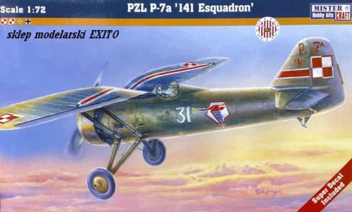 Go to product MISTERCRAFT B35 - 1:72 PZL P-7 141 Esk