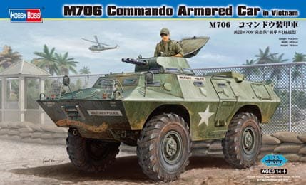 Go to product HOBBY BOSS 82418 - 1:35 M706 Commando Armored Car in Vietnam