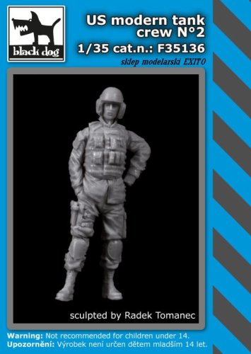 Go to product BLACK DOG F35136 - 1:35 US modern tank crew N°2