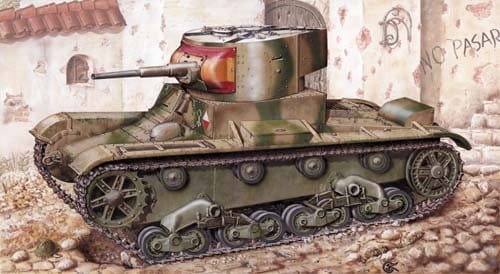 Go to product MIRAGE 72609 - 1:72 Czołg lekki T-26 model 1933