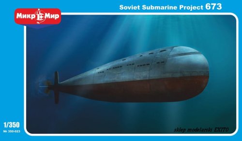 Go to product MIKROMIR 350023 - 1:350 Soviet Submarine Project 673