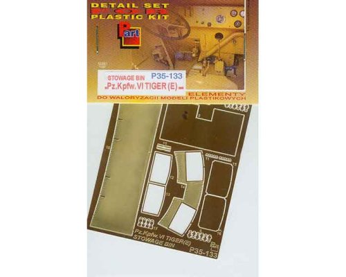 Go to product PART P35133 - 1:35 Pz.Kpfw.VI Tiger Ausf.E stowage bin
