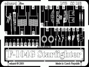 EDUARD SS153 - 1:72 F-104G