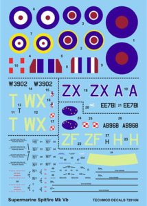 TECHMOD 72016 - 1:72 Spitfire Mk.Vb