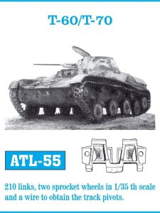 Friulmodel ATL-055 - 1:35 T-60 / T-70 metal tracks