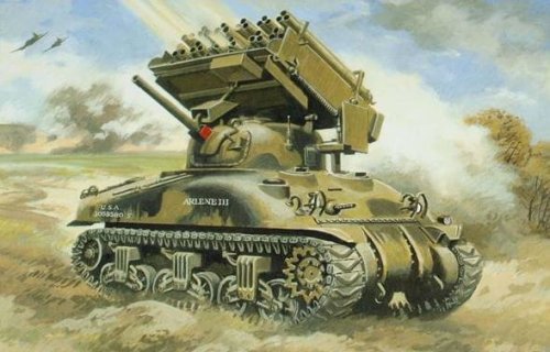 Go to product UNIMODELS 224 - 1:72 Tank M4A1 with M17 / 4.5 inch rocket launcher