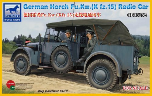 Go to product BRONCO CB 35182 - 1:35 Horch Fu.Kw.(Kfz.15) Radio Car