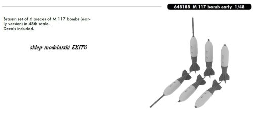 Go to product EDUARD 648188 - 1:48 M 117 bomb early