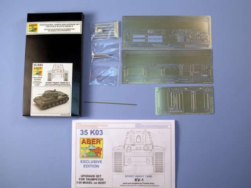 Go to product ABER 35K03 - 1:35 Soviet Heavy Tank KV-1 used and modified by Finnish Army