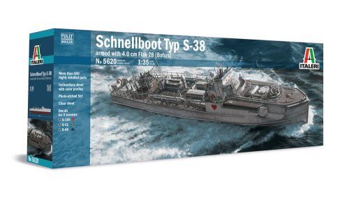 Go to product ITALERI 5620 - 1:35 Schnellboot Typ S-38