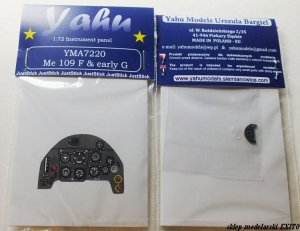 YAHU YMA7220 - 1:72 Messerschmitt Me 109 F & early G - Instrument Panel