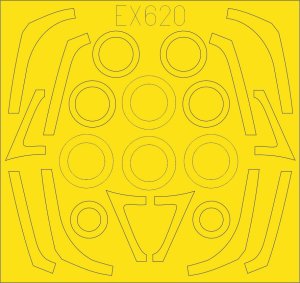 EDUARD EX620 - 1:48 F-16C/N Tface