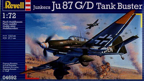 Go to product REVELL 04692 - 1:72 Junkers Ju 87 G/D Tank Buster