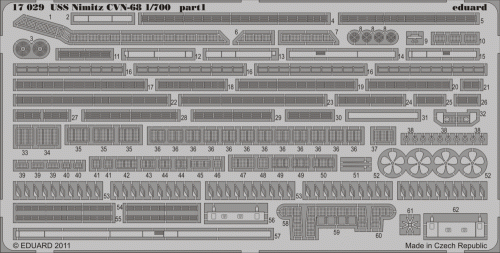 Go to product EDUARD 17029 - 1:700 USS Nimitz CVN-68