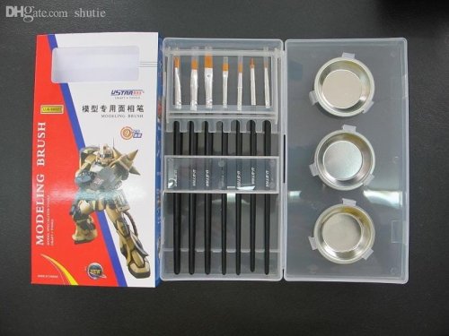 Go to product U-STAR UA90027 - Painting set - brushes and trays